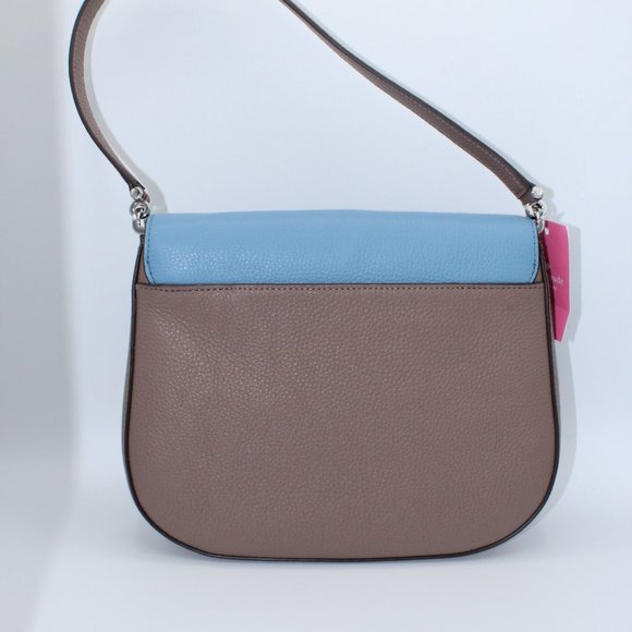 Kate Spade Leila Colorblock Medium Flap Shoulder B - Picture 2 of 7